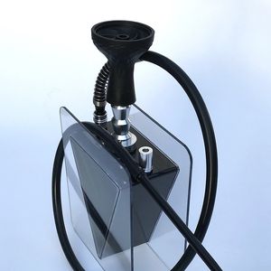 New Simple <b>Cheap</b> Smoking Hot Sale Chicha Wholesale Narguile Shicha <b>Gift</b> <b>Box</b> Acrylic Hookah Modern Mirror Eco-Friendly Durable - Product Image 2