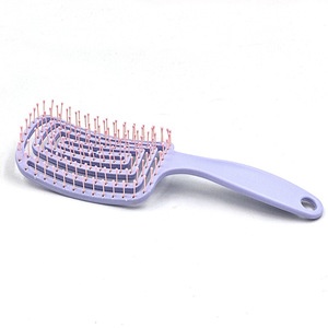 Large Curved Massage Comb Hollowed Out Arc Shape Wide Tooth Plastic Hairbrush For Volumizing High Crown Styling - Product Image 5