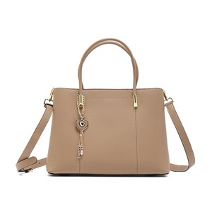 กระเป๋าโท้ทหนังแท้สุดหรูขายส่ง พร้อมปักโลโก้ กระเป๋าสะพายไหล่ผู้หญิง ความจุเยอะ กระเป๋าถือสำหรับสุภาพสตรีสำหรับใช้ในสำนักงาน - Product Image 1