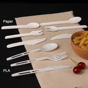 New Design 100% Biodegradable CPLA Cutlery Knife Spoon And Fork