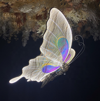 Vente en gros d'usine Décorations papillons LED Eclairage Papillon volant magique