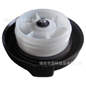 Truck Fuel Tank Cap 80mm <b>Threaded</b> Inner Cover Anti Theft <b>Lock</b> Replacement Part Black Polyoxymethylene - Product Image 3