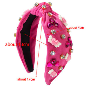 Nuevo estilo en forma <span class=keywords><strong>de</strong></span> corazón gema decorada Linda diadema colorida brillante ala <span class=keywords><strong>de</strong></span> Ángel amor banda para el cabello <span class=keywords><strong>Harry</strong></span> Light lujo gema fiesta diadema - Product Image 6