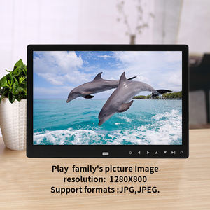 Hareket Sensörlü 12 İnç Dijital Albüm Elektrikli Resim Çerçevesi, Sanat Galerisi için Arka Plan Müziği ile - Product Image 5