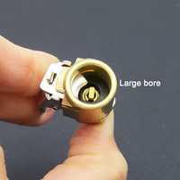 Valve de pneu en laiton pour usage intensif avec clip, diamètre de 12 mm