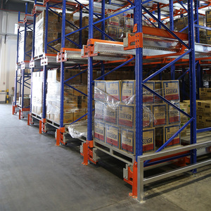 Système de rayonnage à palettes à haute densité Jracking pour entrepôt, rayonnage radio-navette en acier pour entrepôt industriel, OEM disponible - Product Image 4