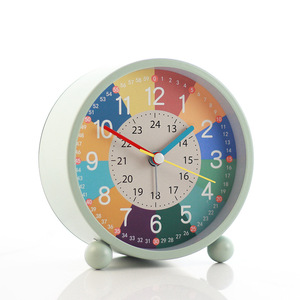 Reloj Despertador Inteligente para Niños, Creativo, Vintage, con Diseño de Dibujos Animados, Electrónico, Silencioso, con Base para Mesa de Noche - Product Image 6