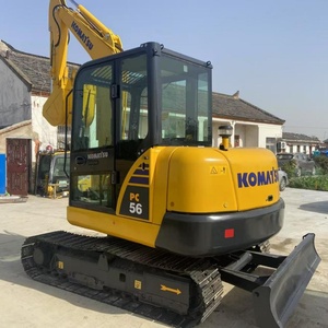 Excavatrice Komatsu PC56 d'occasion 95% neuve à bas prix, 5,6 tonnes, 90% neuve, d'origine Japon, certifiée EPA/CE, pour travaux agricoles et de terrassement - Product Image 5