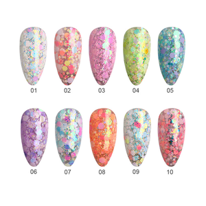 Canni — vernis à ongles gel UV, flocons, différentes couleurs, étoilé, fleur, flash, esmalte, chromo, fournitures pour salon, nouveau - Product Image 5