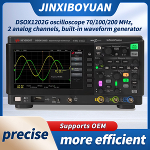 Keysight DSOX1202G 70/100/200 MHz Oscilloscope with 2 Analog Channels and Built-in Waveform Generator - Product Image 1