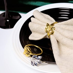 <span class=keywords><strong>Portatovaglioli</strong></span> Elegante in Metallo Lucido per Decorazione Tavola, Anello <span class=keywords><strong>Portatovaglioli</strong></span> Dorato per Matrimoni e Cene di Gala - Product Image 4
