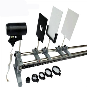 Banc optique, accessoires d'équipement pour expériences de physique au collège, écran, lentille concave, lentille convexe, source lumineuse F - Product Image 3