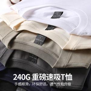 T-shirt da <span class=keywords><strong>uomo</strong></span> di <span class=keywords><strong>tendenza</strong></span> Casual Anti restringimento <span class=keywords><strong>abbigliamento</strong></span> di gruppo personalizzato manica corta allentata - Product Image 3