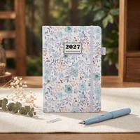Buku Planner Harian A5 Premium Sampul Halus, Laris 2027, untuk Perjanjian Kerja dan Perencanaan Harian