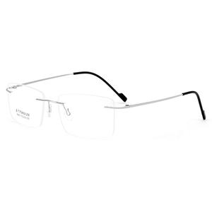 Occhiali da Vista 6043 B in Lega di Titanio Super Leggeri Senza Montatura Stile Business da Uomo Prezzo di Fabbrica all'Ingrosso - Product Image 3