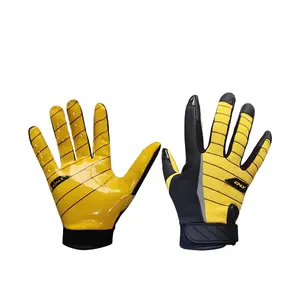 football receiver rugby silicone palm sticker function gloves