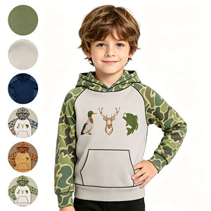 Chemise à manches longues pour enfants, imprimé camouflage de chasse personnalisé, nouveaux designs, vêtements pour frères, nouveaux styles - Product Image 1