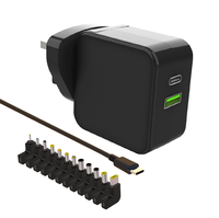 Adaptateur de charge universel USB Type-C pour ordinateur portable 5V 9V 12V 15V 20V PD 65W, alimentation pour ordinateur portable, adaptateur de charge pour Mac Book Pro