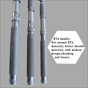 Canne à pêche télescopique en fibre de verre pour la pêche à la <span class=keywords><strong>truite</strong></span>, au bar et à la carpe en rivière, 2,4 m, 3,0 m, 3,6 m, modèle Navigator, personnalisable, canne à spinning rigide, vente chaude - Product Image 5