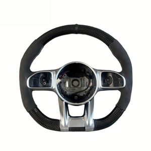 พวงมาลัยคาร์บอนไฟเบอร์สำหรับ Mercedes Benz C117ได้ <span class=keywords><strong>CLA</strong></span> W176 W212 W213 W207 W218 X204 W117 S204 C204 C63 AMG W204 - Product Image 1