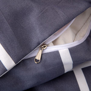 Funda nórdica de alta oferta, funda de edredón de algodón con cremallera de 3 lados, juego de edredones transpirables para hotel - Product Image 4