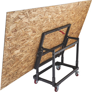Carrello per Cartongesso Resistente con <span class=keywords><strong>Ruote</strong></span> in Gomma, Capacità di Carico 86 kg, Altezza Regolabile e Capacità di Portata Elevata. - Product Image 6