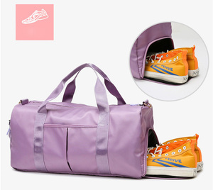 Bolsa Deportiva 2021 con Separación para Artículos Húmedos y Secos, Bolsa de Hombro para Yoga y Fitness, Bolsa de Viaje de Gran Capacidad, Logotipo Personalizado - Product Image 2