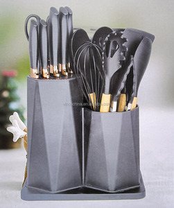 Juego de 19 Utensilios de Cocina Antiadherentes, Herramientas de Cocina, Cuchara, Cucharón para Sopa, Espátula, Herramientas de Cocina, <span class=keywords><strong>Accesorios</strong></span> - Product Image 6