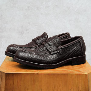 Zapatos de hombre de cuero genuino de alta calidad, modernos, transpirables, impermeables, con amortiguación, para oficina, carrera, zapatos de vestir sin cordones y Oxfords. - Product Image 5