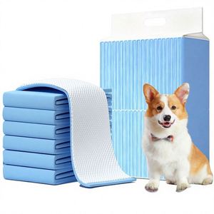 Almohadillas y pañales absorbentes para mascotas, gruesos, desodorantes, desechables, a prueba de orina, de tela no tejida, SAP y pulpa de madera para perros, gatos y conejos - Product Image 1