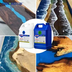 Factory Price SD831W River Wood Table Crystal AB Deep Pour Epoxy Resin Hard Potting Adhesive Crystal Clear