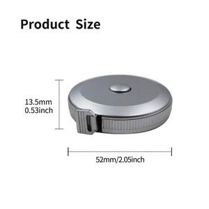 Mini Tape Measure 60 Zoll 150 cm für Stoff nähen Taille BH Kopf Umfang Tailor Tape Body Measure - Product Image 5