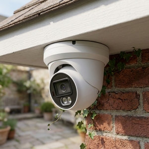 Cámara de Seguridad IP PoE Compatible con <span class=keywords><strong>Hik</strong></span> TVT de 4MP, Plug&Play, Visión Nocturna a Todo Color para Exteriores con Audio, Cámara de Seguridad Tipo Domo - Product Image 1