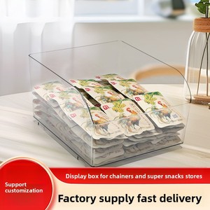 Siêu Thị Hợp Thời Trang Hộp Đồ Ăn Nhẹ Số Lượng Lớn Hiển Thị Cho Thực Phẩm Trái Cây Sấy Khô Kẹo Trong Suốt Dày Cùng Một Phong Cách Khuôn Mẫu Cho Đồ Ăn Nhẹ - Product Image 3