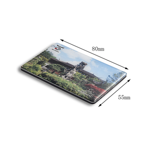 Customized Rectangle Landscape UV Printed PU Leather Fridge Souvenir Magnets - Product Image 6