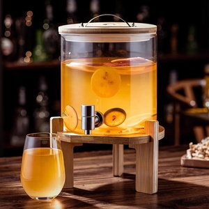 <span class=keywords><strong>Verre</strong></span> de <span class=keywords><strong>pichet</strong></span> de bière de seau de vin de Borosilicate d'accessoires de barre <span class=keywords><strong>avec</strong></span> le <span class=keywords><strong>robinet</strong></span> d'acier inoxydable - Product Image 3