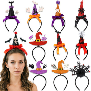 Nouveau serre-tête de sorcière pour performance d'Halloween, serre-tête de sorcière de dessin animé, serre-tête de sorcière pour jeu de rôle COS - Product Image 1