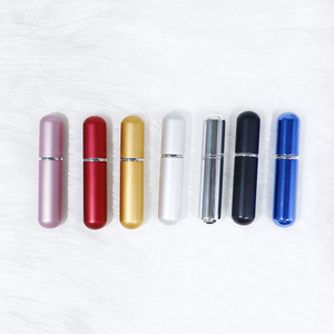 Stock 5ml Round Refillable <strong>Perfume</strong> Atomizer Mini Aluminum Glass <strong>Spray</strong> <strong>Bottle</strong> Empty Portable <strong>Perfume</strong> <strong>Bottle</strong> with Pump Sprayer - Product Image 6