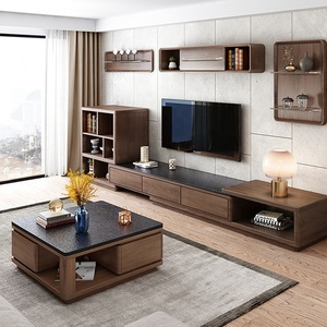 Tavolini da salotto moderni in pietra sinterizzata di lusso con tavolino <span class=keywords><strong>quadrato</strong></span> <span class=keywords><strong>nero</strong></span> - Product Image 2