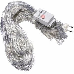 IP44 évalué LED filet de pêche maille chaîne lumière blanc chaud décoration de noël guirlande pour extérieur parc jardin vacances éclairage - Product Image 4