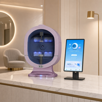 Appareil de test cutané professionnel pour salon de beauté et spa, avec système d'analyse numérique IA pour visage complet, écran tactile, caméra pour pores, rides et hydratation