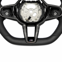 Volant en fibre de carbone pour BMW M3 M4 M5 M6 F30 F10 F15 F36 F01 F20 F22 F25 F31 F32 E70 E71 E90 E91 E92 X1 X2 X3 X4 X5 X6