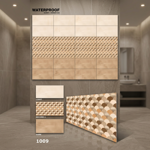 Fábrica de Foshan, azulejos de cerámica digitales grises de 300x600 mm, 30x60 cm, 12x24, proveedor de azulejos de piedra para pared en stock al por mayor. - Product Image 5