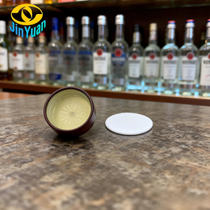 Bouchons de bouteille en aluminium et plastique haut de gamme, personnalisables en profondeur, avec insert en PE pour la vodka, le whisky, les spiritueux et les boissons - Product Image 5