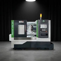 Tour à lit inclinable professionnel et efficace et combinaison de micro-tour à métaux de fabrication chinoise pour la production en série