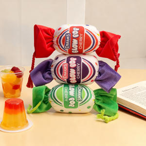 Jouet pour chien en peluche doux et amusant, série de bonbons personnalisée en gros, nouveau design, jouet qui couine, ensemble de jouets qui couinent pour chien - Product Image 5