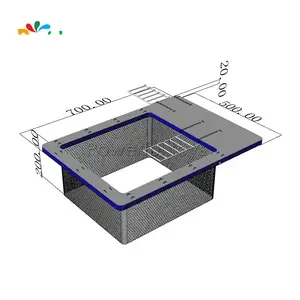 DWF Material Aufblasbare Ozean Pool Für Yacht Aufblasbare Wasser Plattform Schwimmen Pool Dock