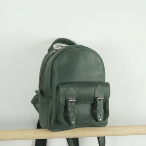 <b>Small</b> Size Genuine Leather Mini Backpack Women Real Leather Backpack Purse Vintage Designer Travel Daypack <b>Bag</b> LMBP-0028 - Product Image 1