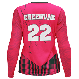 ชุดวอลเลย์บอลคอกลมแขนยาวสำหรับผู้หญิงชุดเล่นวอลเลย์บอลฝึกซ้อมแข่งขัน - Product Image 2