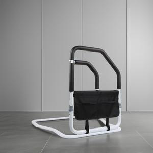 Nuevo riel de seguridad para cama en forma de U con bolsa y correas, riel de soporte para cama para personas mayores - Product Image 2